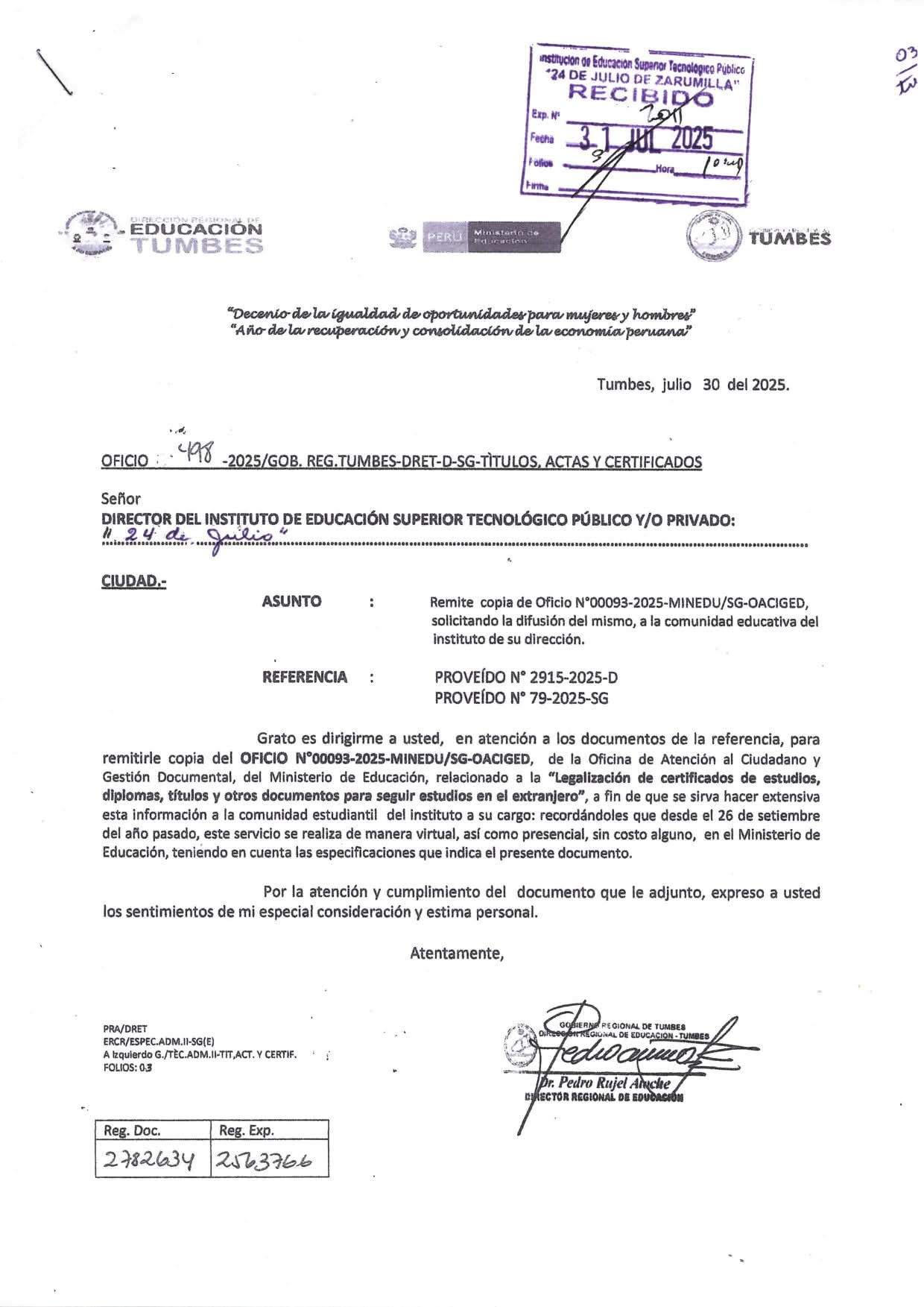 Legalización de Documentos para Estudios en el Extranjero